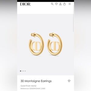 Authentic Dior 30 Montaigne Earings